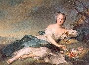 Jean Marc Nattier Henrietta of France as Flora France oil painting artist